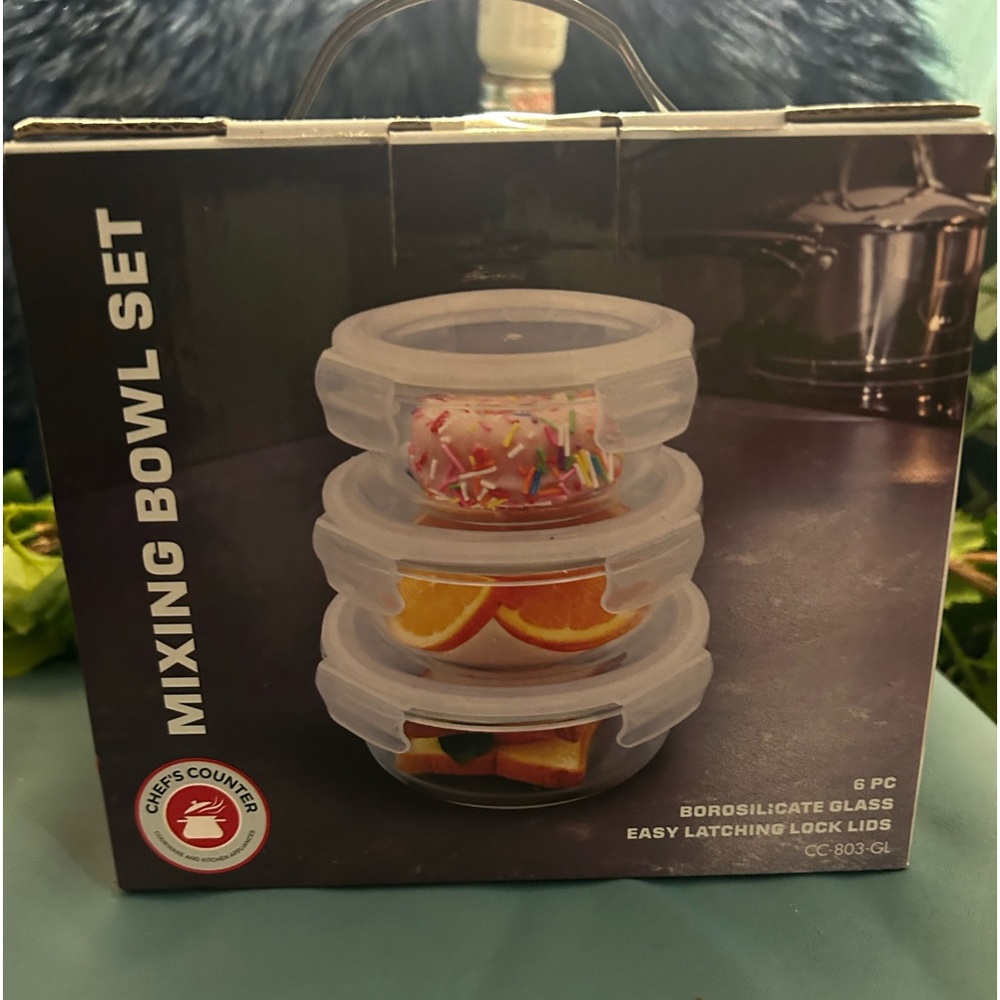 NIB 6 pc Mixing Bowl Set
